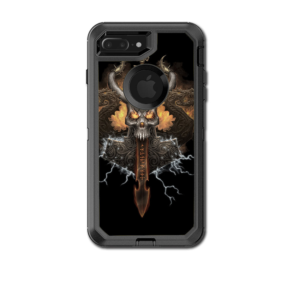  Thunder God Logo Otterbox Defender iPhone 7+ Plus or iPhone 8+ Plus Skin