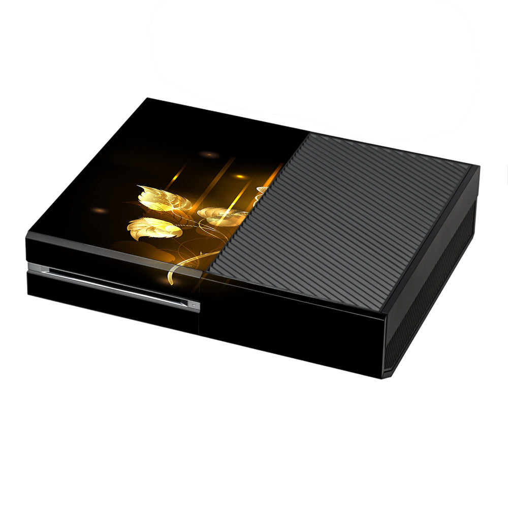  Gold Rose Glowing Microsoft Xbox One Skin