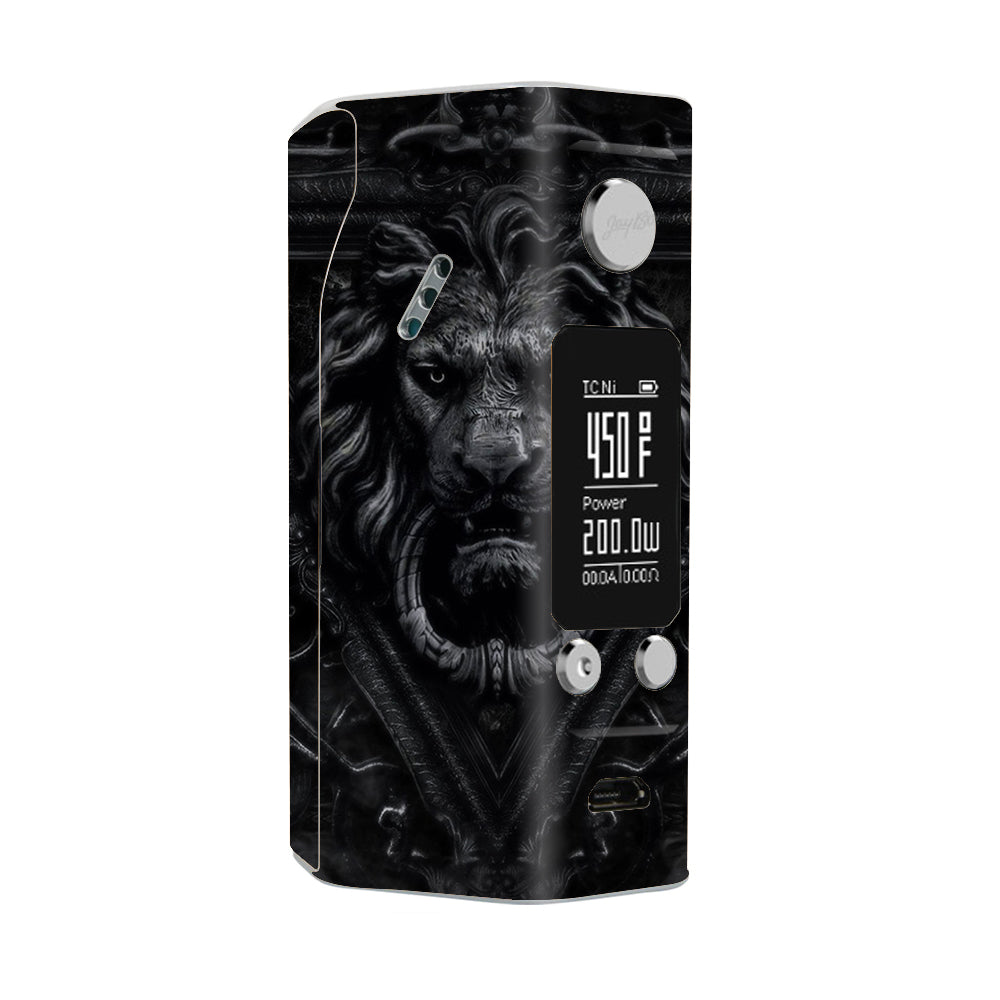  Gothic Lion Door Knocker Wismec Reuleaux RX200S Skin