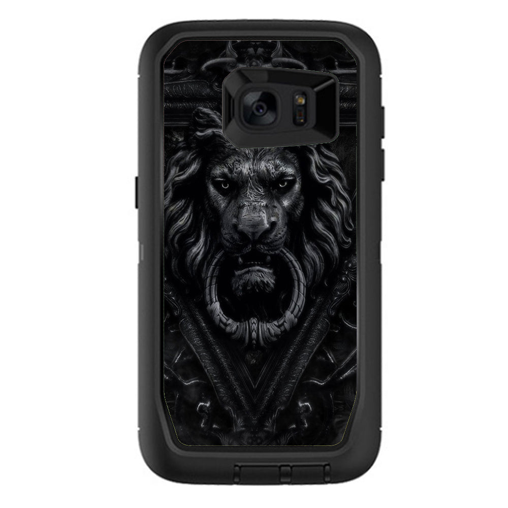  Gothic Lion Door Knocker Otterbox Defender Samsung Galaxy S7 Edge Skin