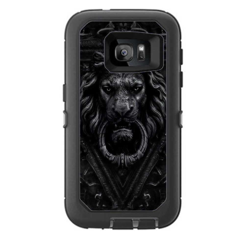  Gothic Lion Door Knocker Otterbox Defender Samsung Galaxy S7 Skin