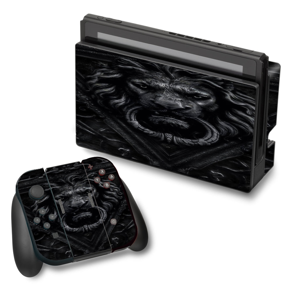  Gothic Lion Door Knocker Nintendo Switch Skin