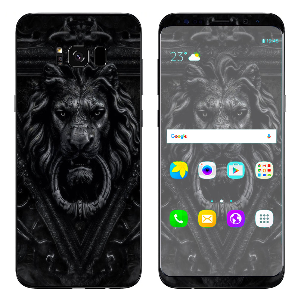  Gothic Lion Door Knocker Samsung Galaxy S8 Skin