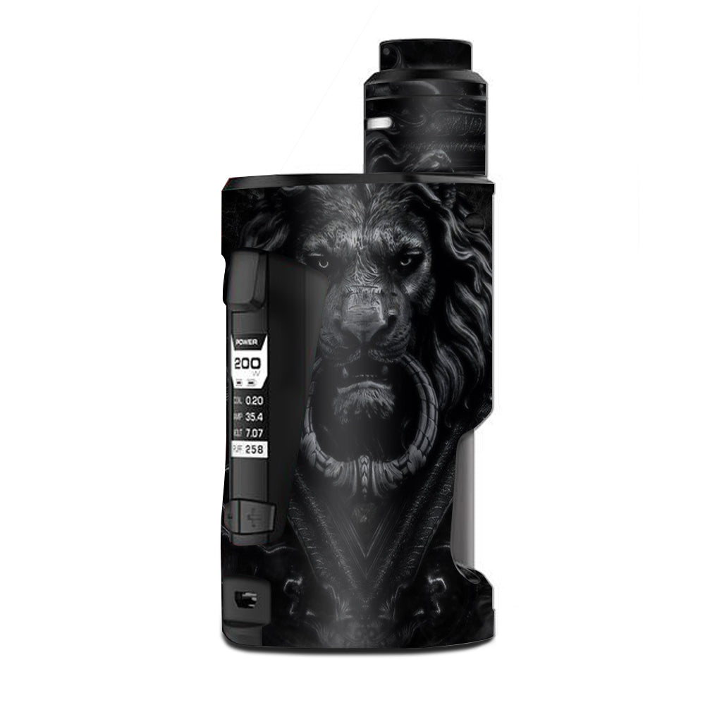 Skin Decal Vinyl Wrap for Geekvape GBox Squonk Kit 200W Vape Kit skins stickers cover/ Gothic Lion door knocker itsaskin.com Skin Decal Vinyl Wrap for Geekvape GBox Squonk Kit 200W Vape Kit skins stickers cover/ Gothic Lion door knocker itsaskin.com
