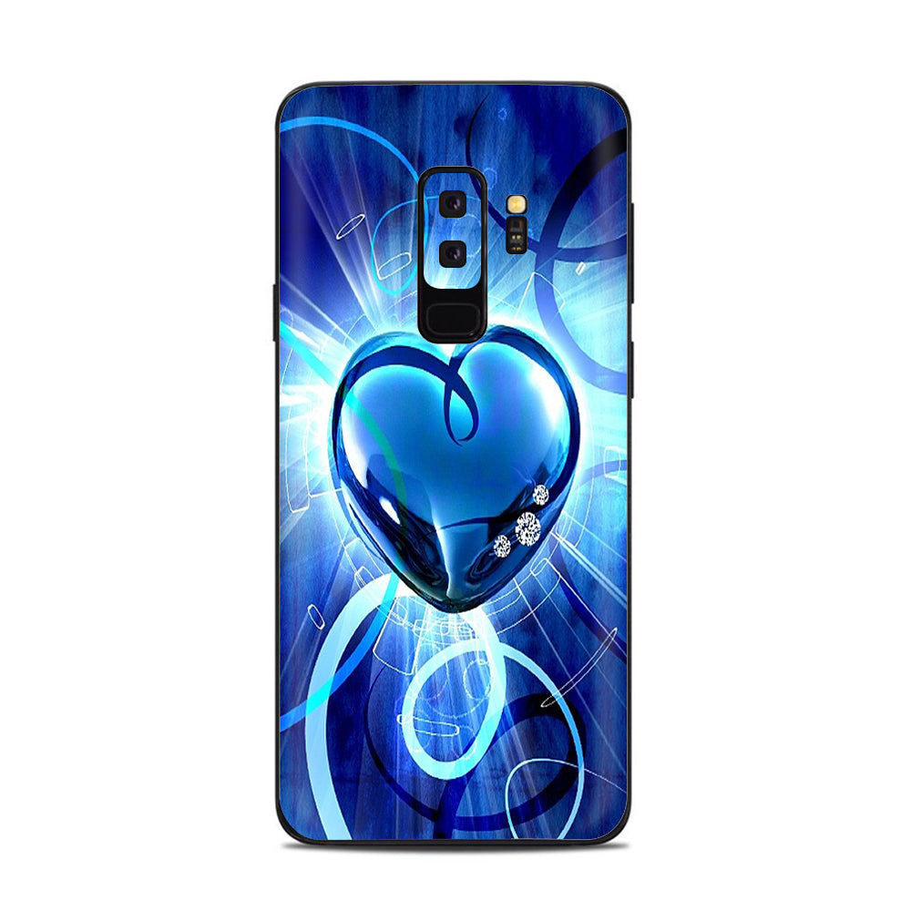  Glowing Heart Samsung Galaxy S9 Plus Skin