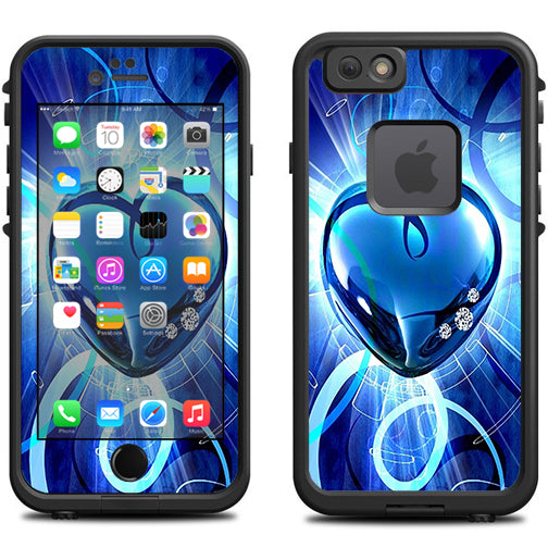  Glowing Heart Lifeproof Fre iPhone 6 Skin