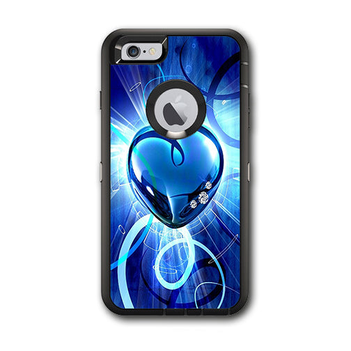  Glowing Heart Otterbox Defender iPhone 6 PLUS Skin