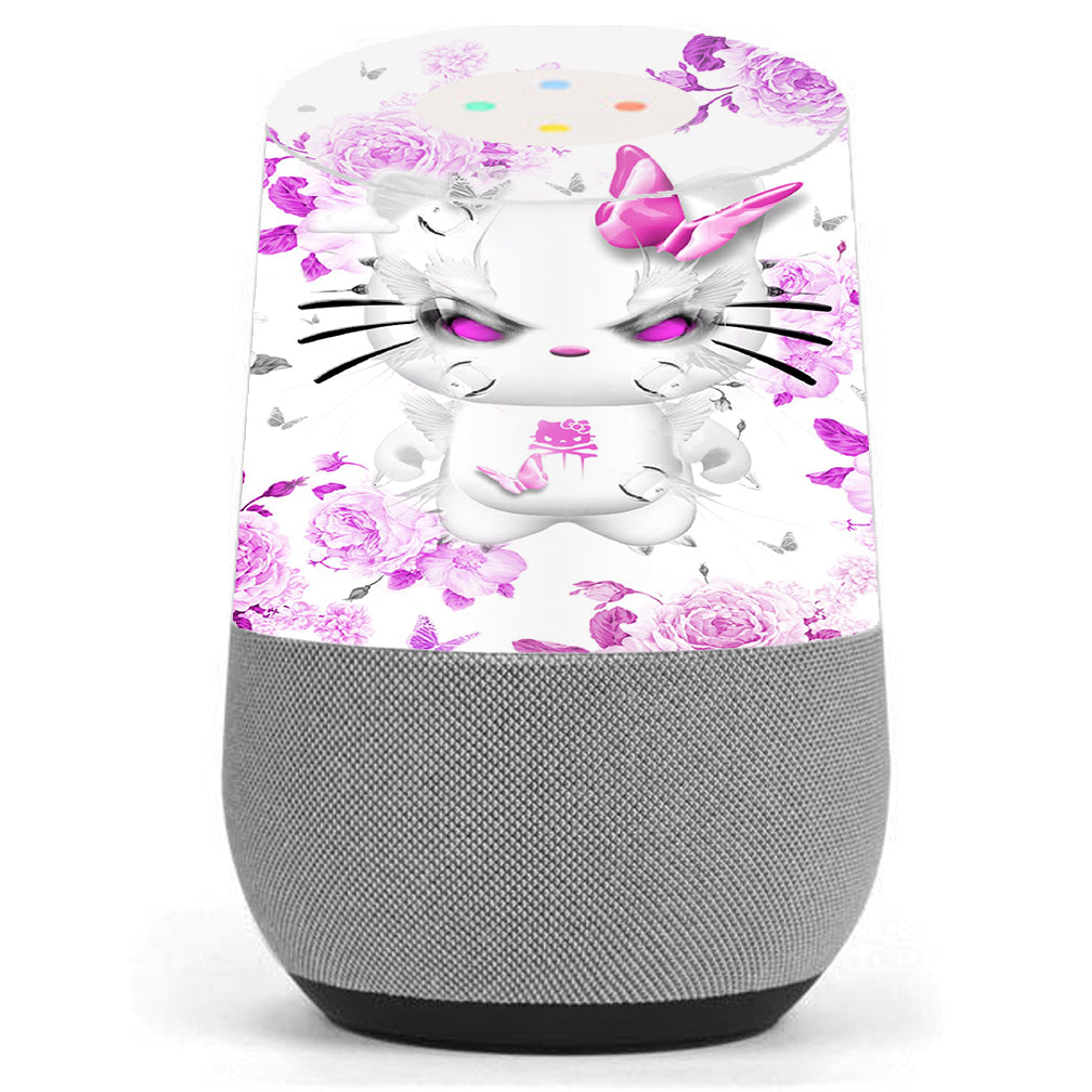  Mean Kitty In Pink Google Home Skin