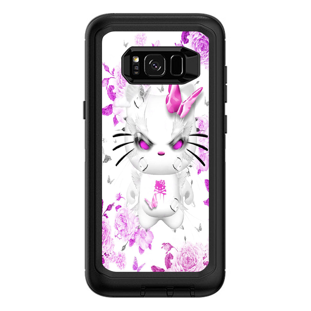  Mean Kitty In Pink Otterbox Defender Samsung Galaxy S8 Plus Skin