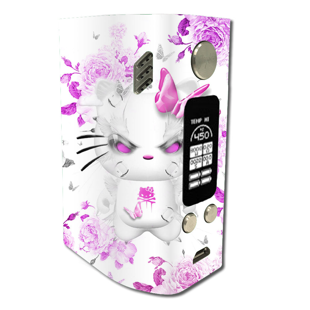  Mean Kitty In Pink Wismec Reuleaux RX300 Skin
