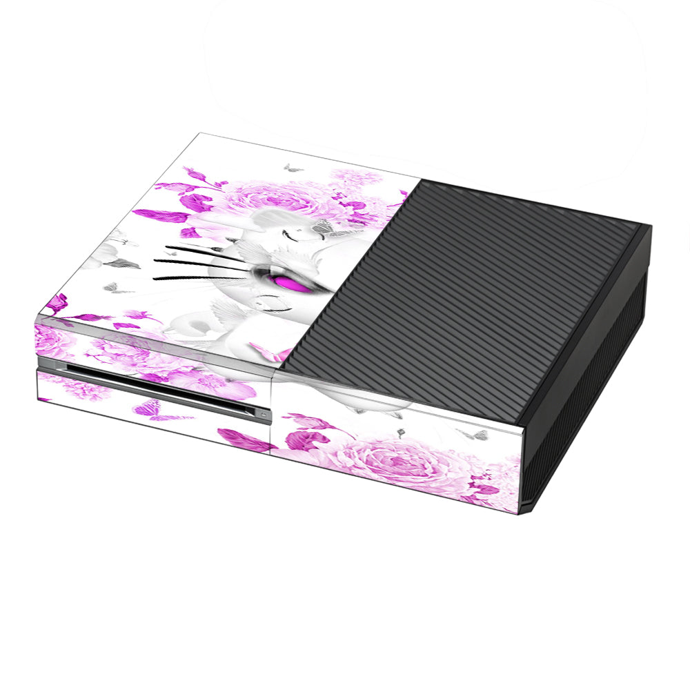  Mean Kitty In Pink Microsoft Xbox One Skin