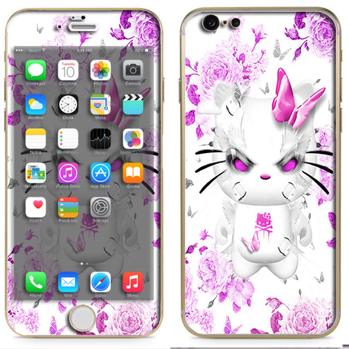  Mean Kitty In Pink Apple iPhone 6 Skin