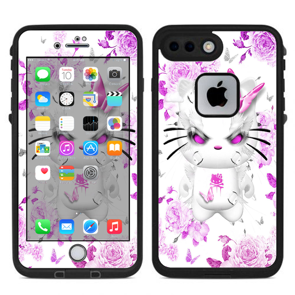  Mean Kitty In Pink Lifeproof Fre iPhone 7 Plus or iPhone 8 Plus Skin