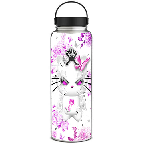  Mean Kitty In Pink Hydroflask 40oz Wide Mouth Skin