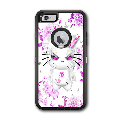  Mean Kitty In Pink Otterbox Defender iPhone 6 PLUS Skin