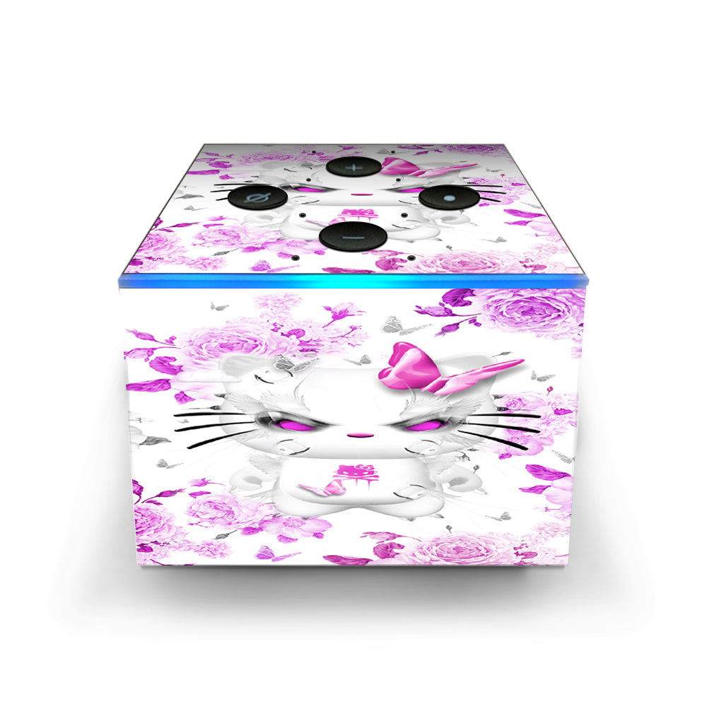  Mean Kitty In Pink Amazon Fire TV Cube Skin