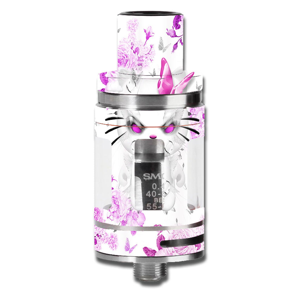  Mean Kitty In Pink Smok TFV8 Micro Baby Beast Skin