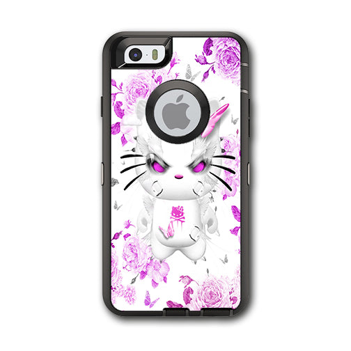  Mean Kitty In Pink Otterbox Defender iPhone 6 Skin