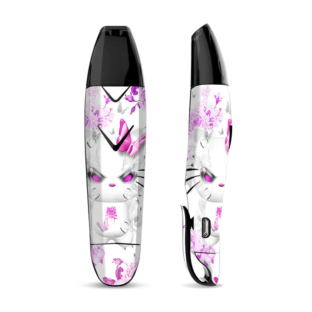 Skin Decal Vinyl Wrap for Suorin Vagon  Vape / Mean Kitty in Pink