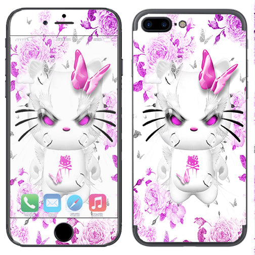  Mean Kitty In Pink Apple  iPhone 7+ Plus / iPhone 8+ Plus Skin