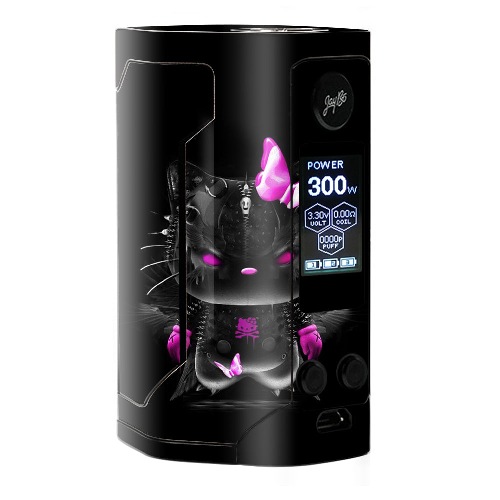  Cute Kitty In Black Wismec RX Gen 3 Skin