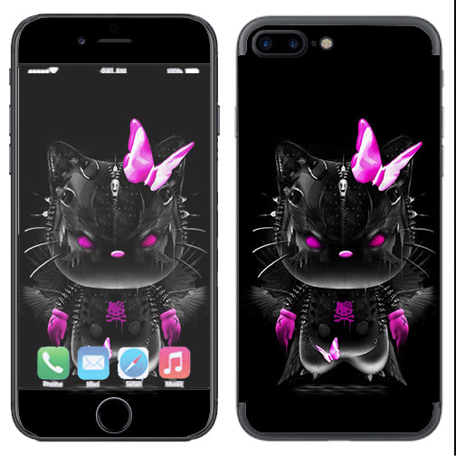  Cute Kitty In Black Apple  iPhone 7+ Plus / iPhone 8+ Plus Skin