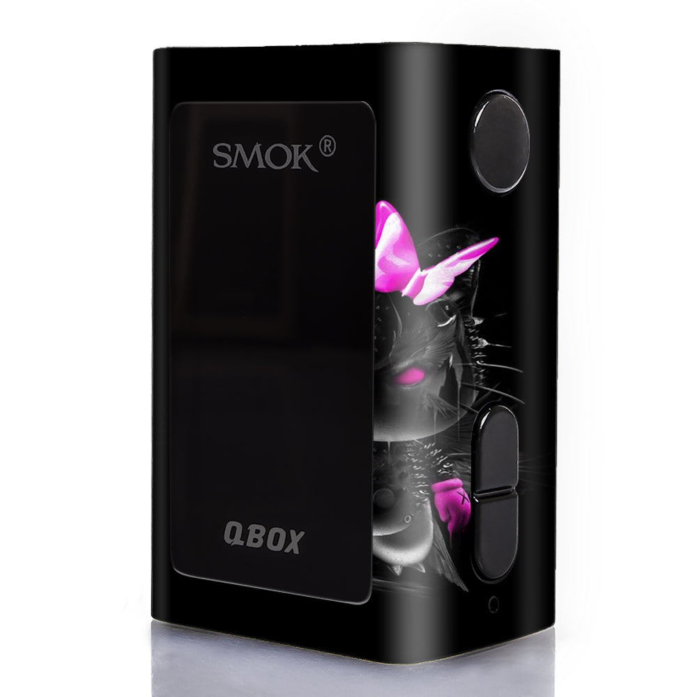  Cute Kitty In Black Smok Q-Box Skin
