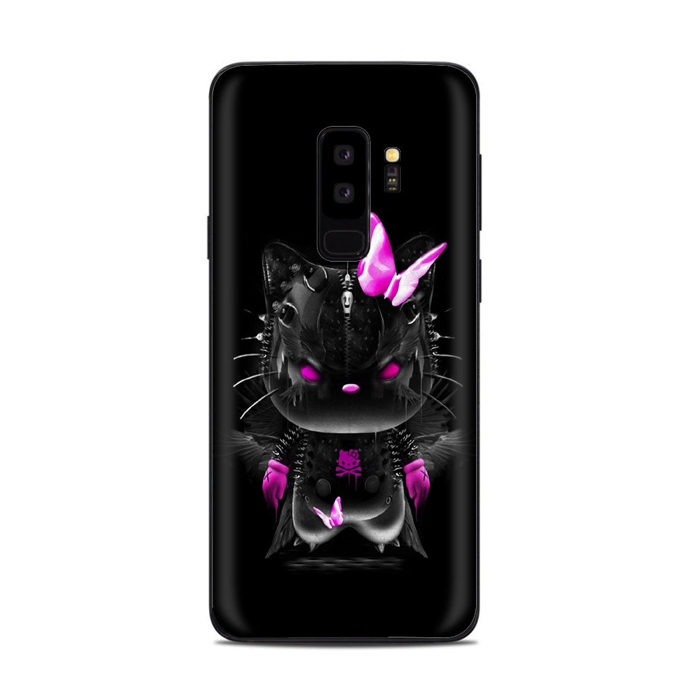  Cute Kitty In Black Samsung Galaxy S9 Plus Skin