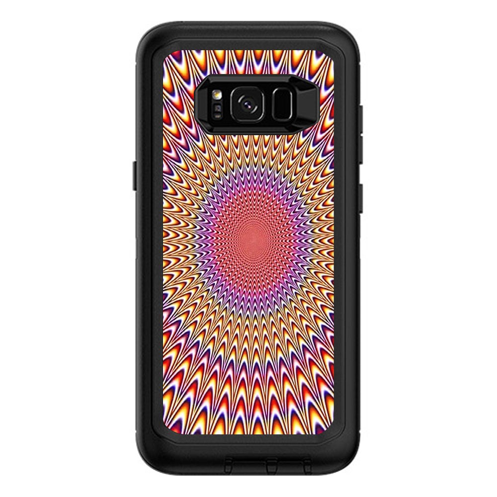  Hipnotic Circle Trippy Otterbox Defender Samsung Galaxy S8 Plus Skin