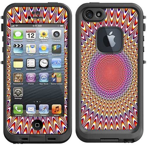  Hipnotic Circle Trippy Lifeproof Fre iPhone 5 Skin