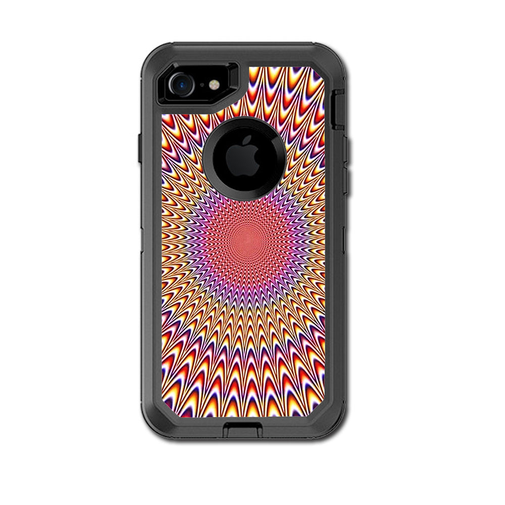  Hipnotic Circle Trippy Otterbox Defender iPhone 7 or iPhone 8 Skin