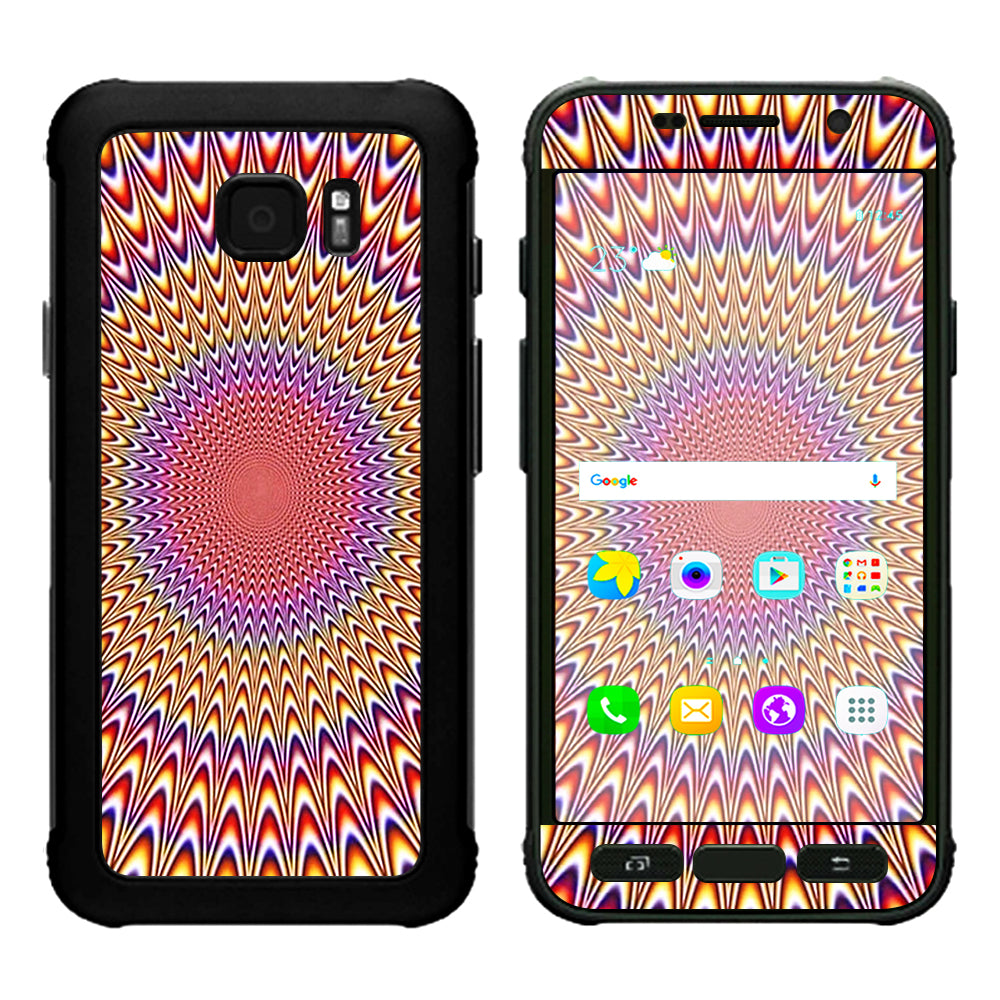  Hipnotic Circle Trippy Samsung Galaxy S7 Active Skin