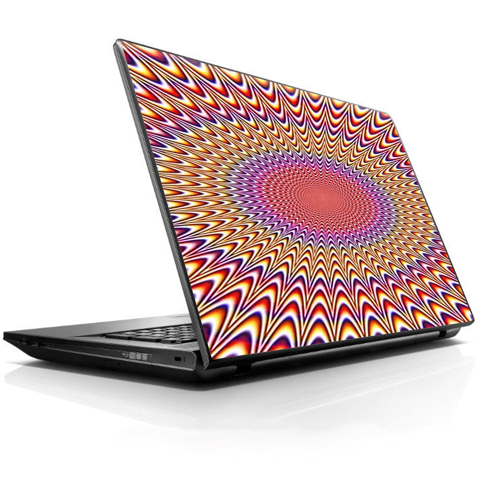  Hipnotic Circle Trippy Universal 13 to 16 inch wide laptop Skin
