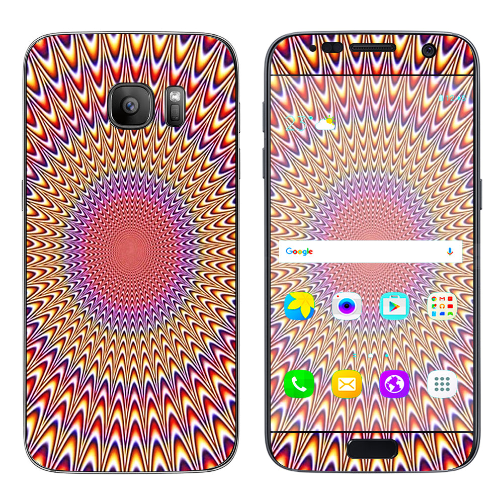  Hipnotic Circle Trippy Samsung Galaxy S7 Skin