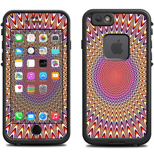  Hipnotic Circle Trippy Lifeproof Fre iPhone 6 Skin