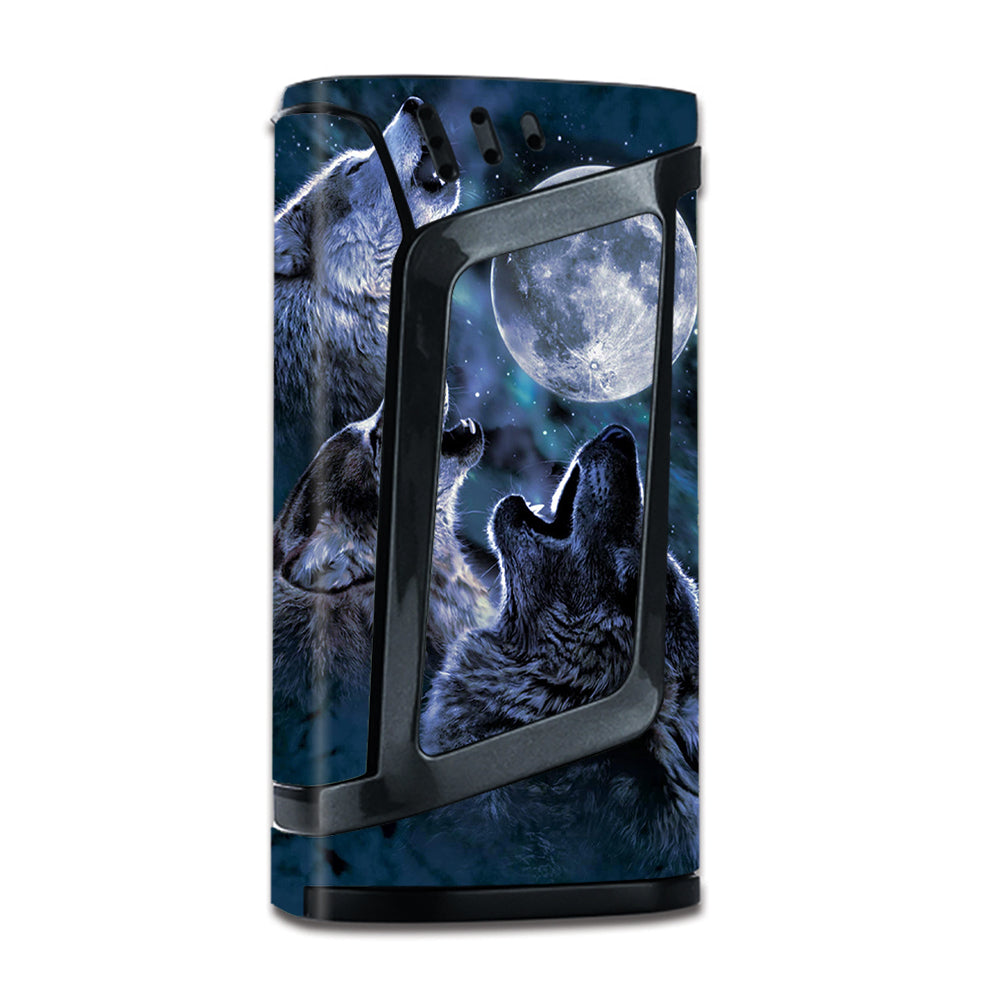  Howling Wolves At Moon Smok Alien 220W Skin