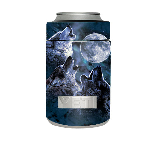  Howling Wolves At Moon Yeti Rambler Colster Skin