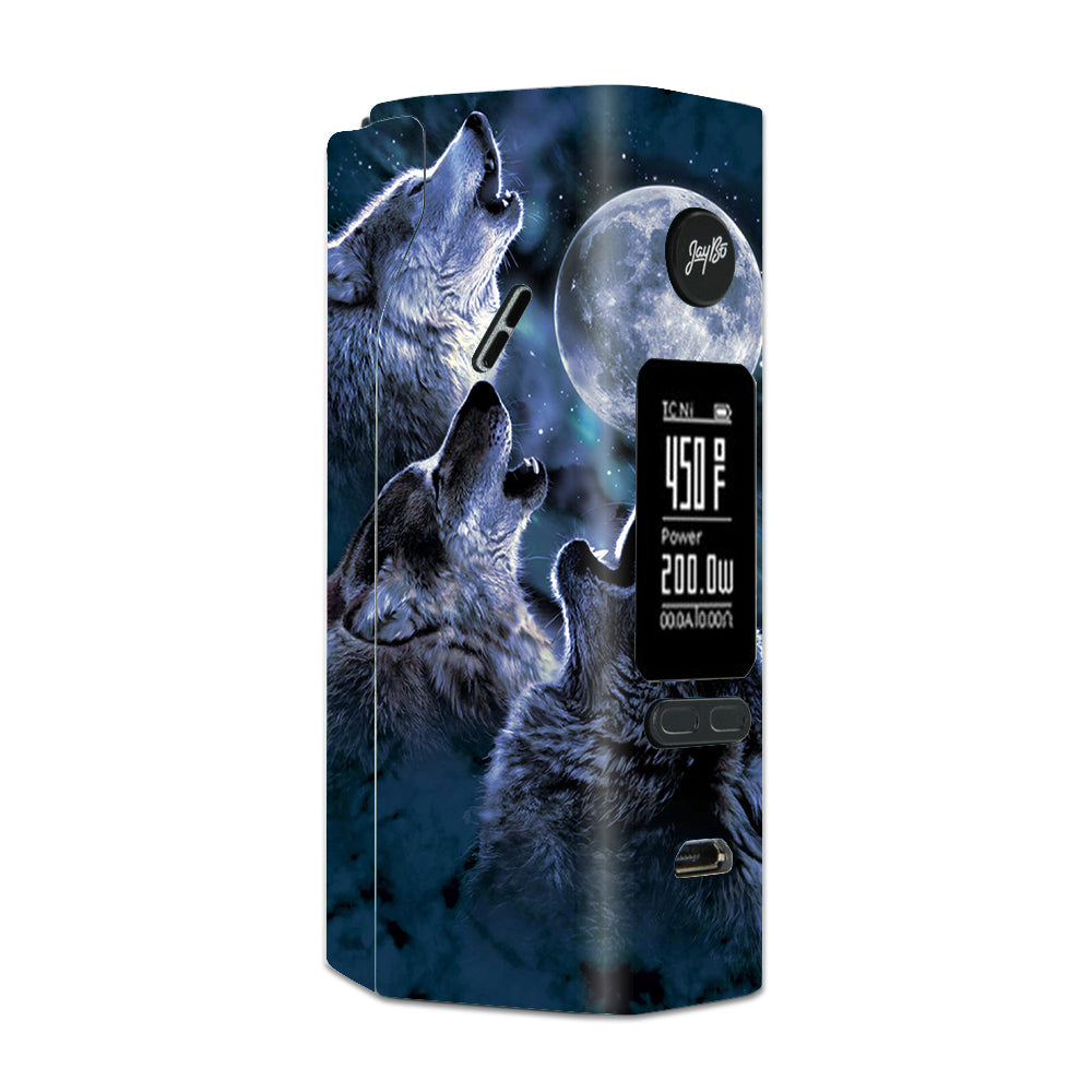  Howling Wolves At Moon Wismec Reuleaux RX 2/3 combo kit Skin
