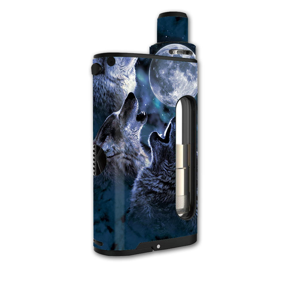  Howling Wolves At Moon Kangertech Cupti Skin