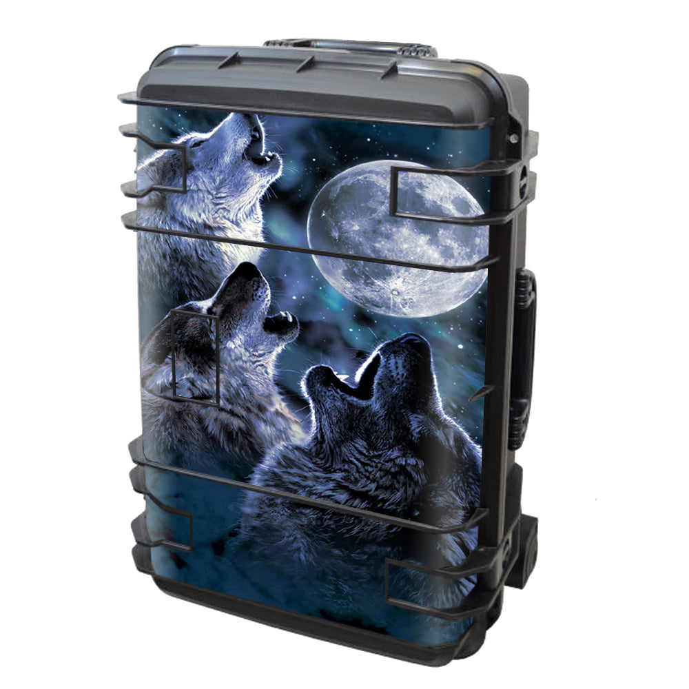  Howling Wolves At Moon Seahorse Case Se-920 Skin