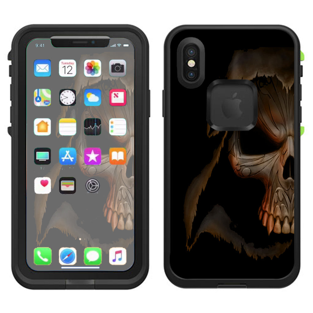  Grim Reaper In Shadows Lifeproof Fre Case iPhone X Skin