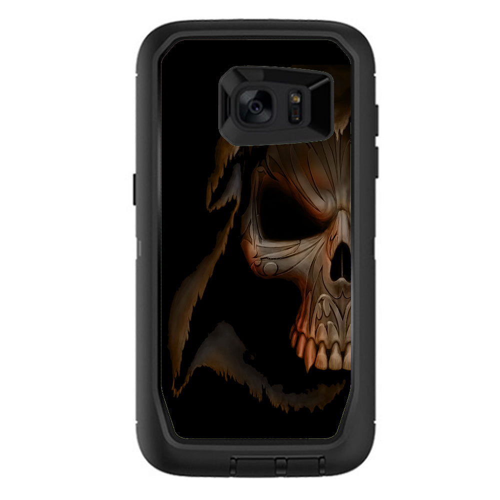  Grim Reaper In Shadows Otterbox Defender Samsung Galaxy S7 Edge Skin