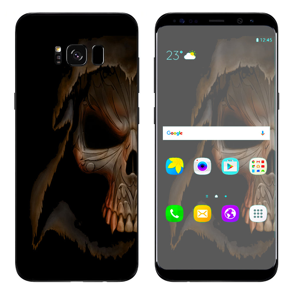  Grim Reaper In Shadows Samsung Galaxy S8 Skin
