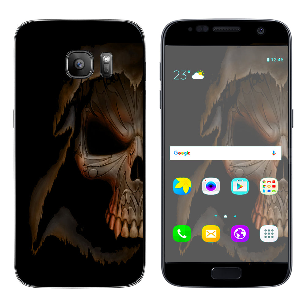  Grim Reaper In Shadows Samsung Galaxy S7 Skin