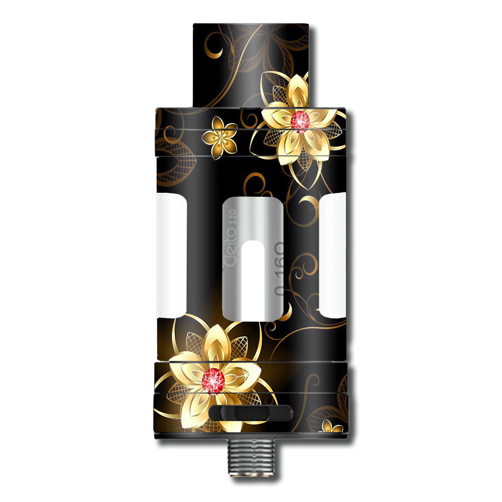  Glowing Flowers Abstract Aspire Cleito 120 Skin