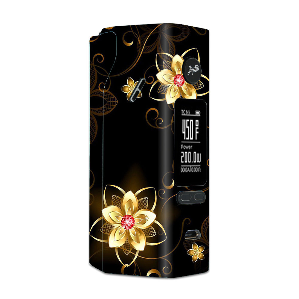  Glowing Flowers Abstract Wismec Reuleaux RX 2/3 combo kit Skin