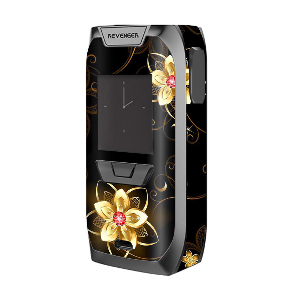  Glowing Flowers Abstract Vaporesso Revenger Skin