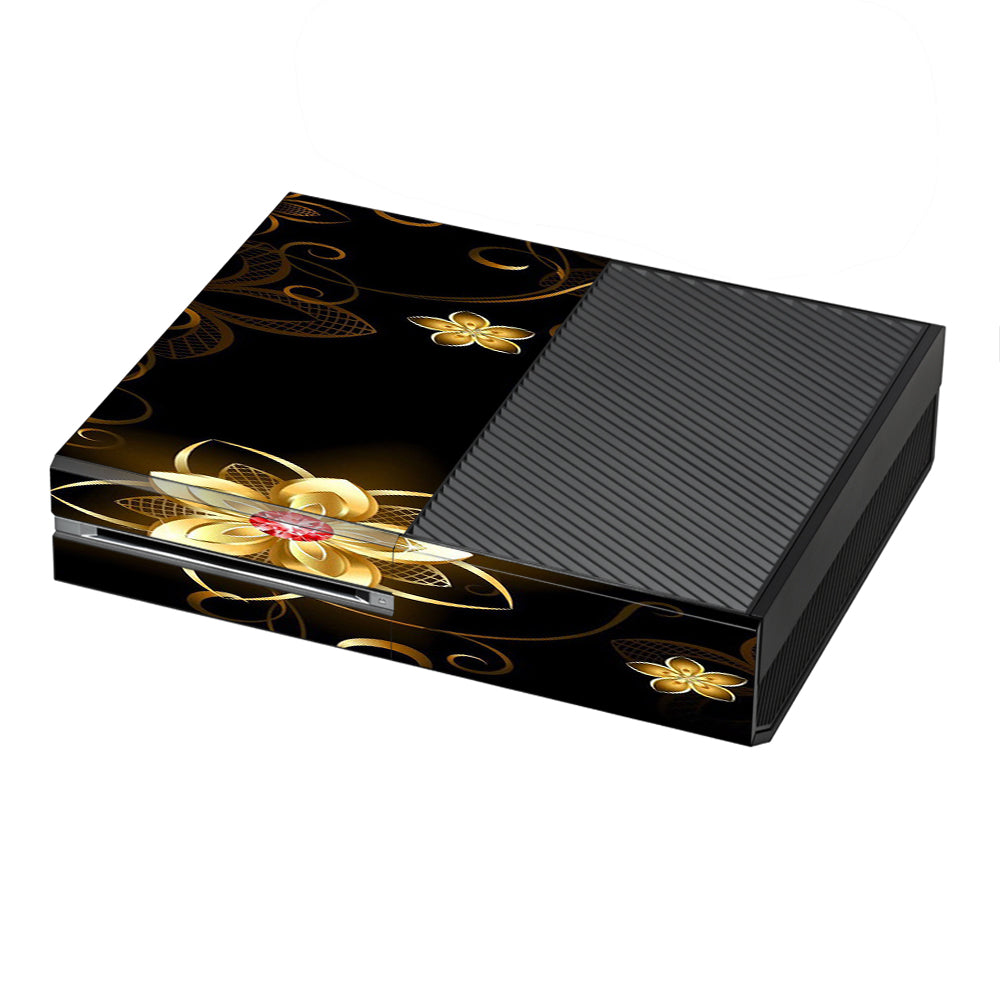  Glowing Flowers Abstract Microsoft Xbox One Skin