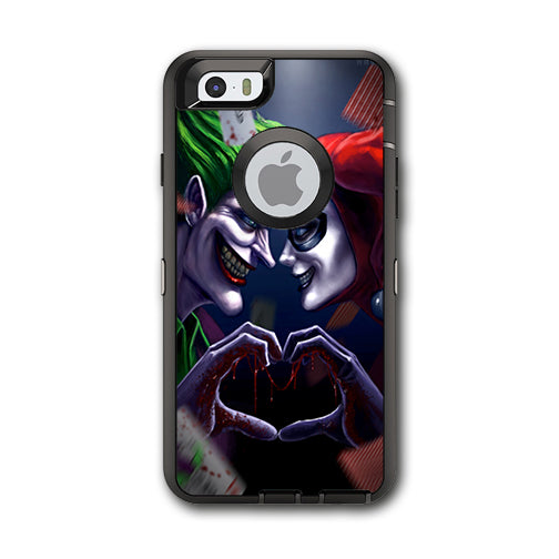  Harleyquin And Joke Love Otterbox Defender iPhone 6 Skin