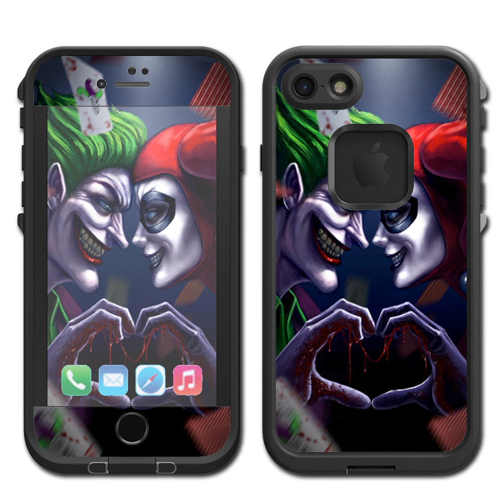  Harleyquin And Joke Love Lifeproof Fre iPhone 7 or iPhone 8 Skin